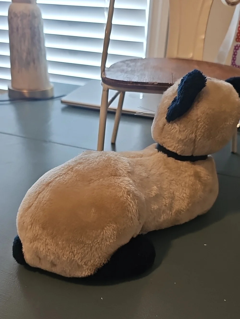 Vintage Plush Siamese Cat Toy - Beige and Black - Dakin 1973